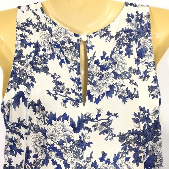 ALTAR’D‎ STATE FLORAL BOHO COTTAGECORE PRAIRIE SLEEVELESS HI LOW FLOWY DRESS M - Picture 4 of 10